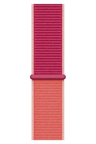 Curea Ceas Apple Watch Sport Nylon Pomegranate - WATCHERS