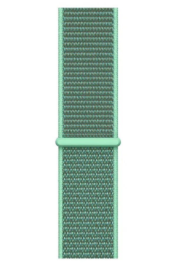 Curea Ceas Apple Watch Sport Nylon Aqua Green - WATCHERS