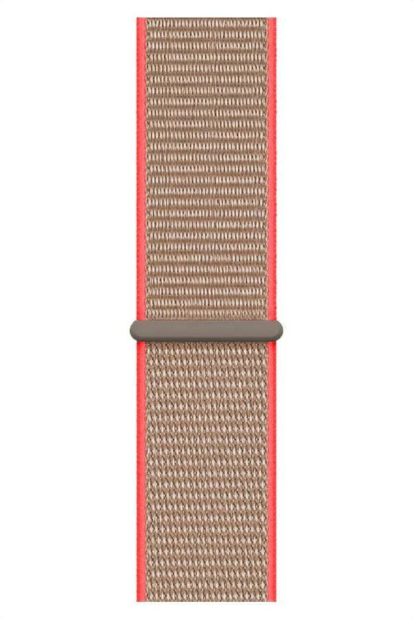 Curea Ceas Apple Watch Sport Nylon Neon Coffee - WATCHERS