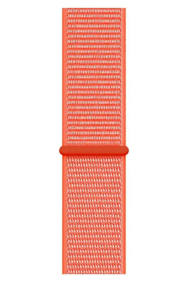 Curea Ceas Apple Watch Sport Nylon Neon Orange - WATCHERS