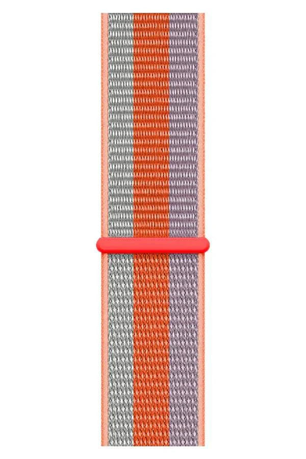 Curea Ceas Apple Watch Sport Nylon Note Orange - WATCHERS
