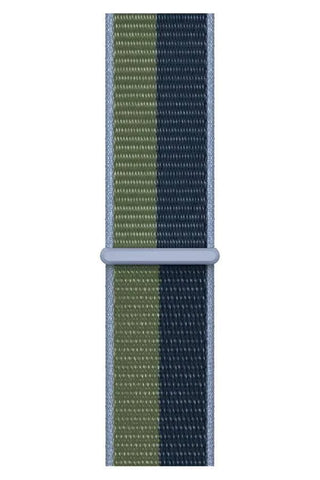 Curea Ceas Apple Watch Sport Nylon Olive Navy - WATCHERS