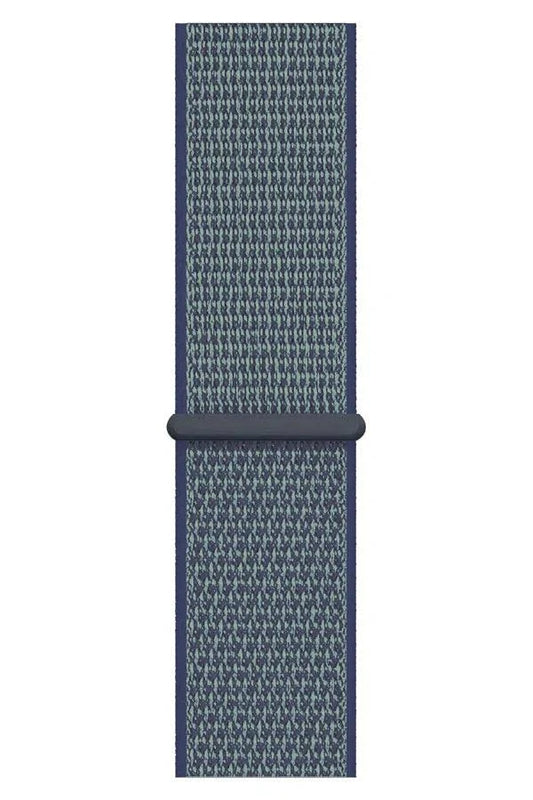 Curea Ceas Apple Watch Sport Nylon Lacivert Green - WATCHERS