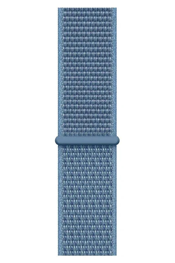 Curea Ceas Apple Watch Sport Nylon Platin Blue - WATCHERS