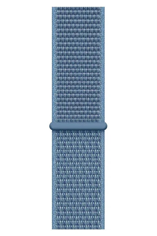 Curea Ceas Apple Watch Sport Nylon Platin Blue - WATCHERS