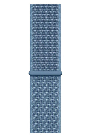 Curea Ceas Apple Watch Sport Nylon Platin Blue - WATCHERS