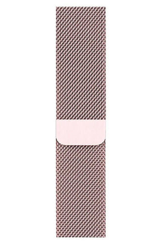Curea Ceas Apple Watch Milanese Sand Pink Metalica - WATCHERS