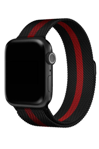 Curea Ceas Apple Watch Milanese Racing Red Metalica - WATCHERS