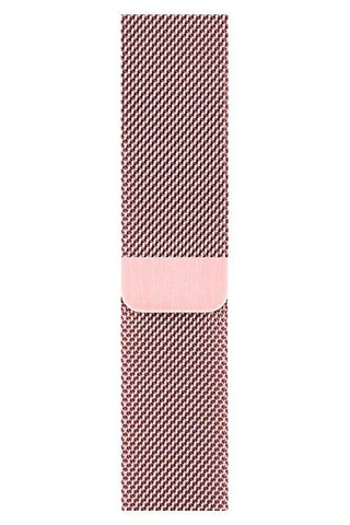 Curea Ceas Apple Watch Milanese Rose Gold Metalica - WATCHERS