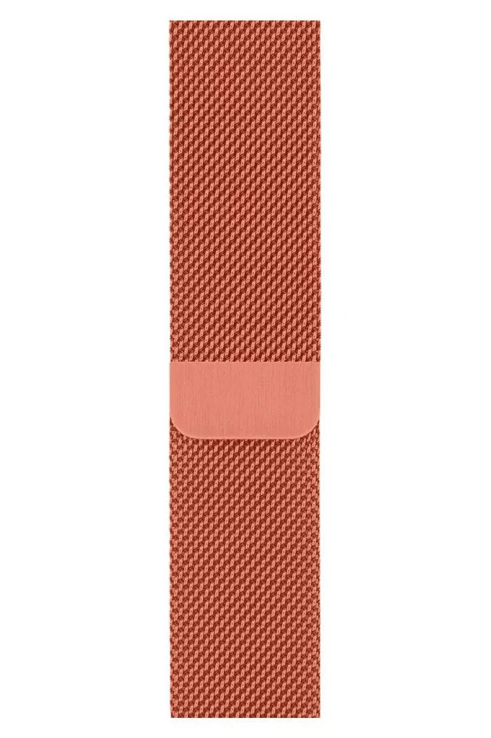 Curea Ceas Apple Watch Milanese Siena Red Metalica - WATCHERS