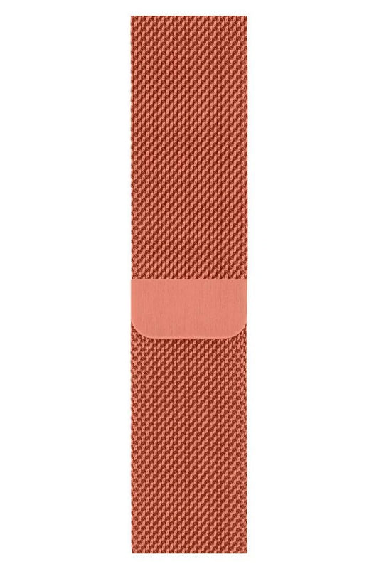 Curea Ceas Apple Watch Milanese Siena Red Metalica - WATCHERS