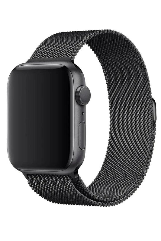 Curea Ceas Apple Watch Milanese Black Metalica - WATCHERS