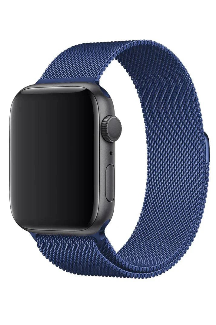 Curea Ceas Apple Watch Milanese Space Blue Metalica - WATCHERS
