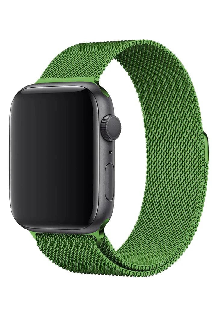 Curea Ceas Apple Watch Milanese Green Metalica - WATCHERS