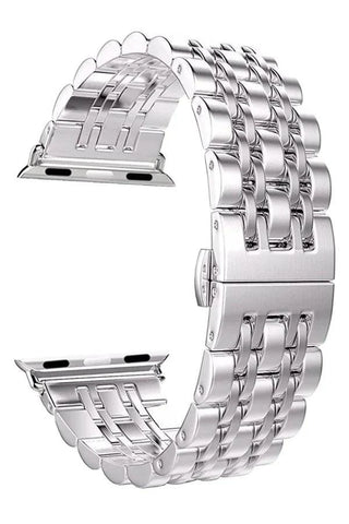 Curea Ceas Apple Watch Steel Melanthe Silver - WATCHERS