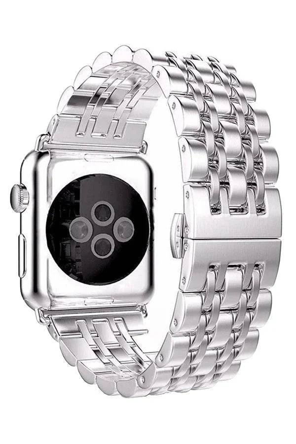 Curea Ceas Apple Watch Steel Melanthe Silver - WATCHERS