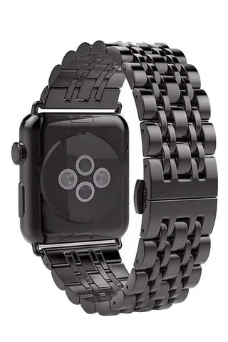 Curea Ceas Apple Watch Steel Melanthe Black - WATCHERS