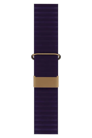 Curea Ceas Apple Watch Leather Majestic Pansy - WATCHERS