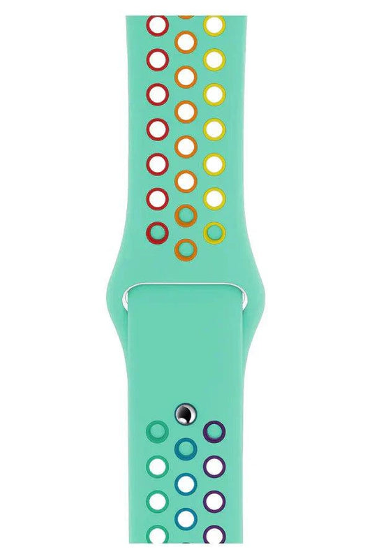 Curea Ceas Apple Watch Silicon Sport Amazon Rainbow - WATCHERS