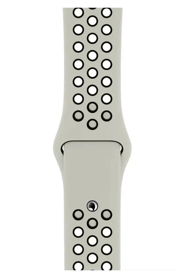 Curea Ceas Apple Watch Silicon Sport Gray Black - WATCHERS