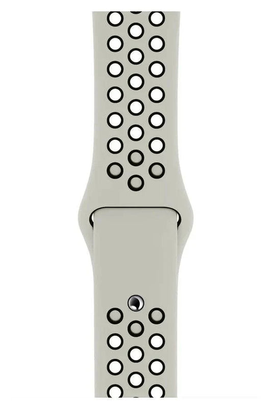 Curea Ceas Apple Watch Silicon Sport Gray Black - WATCHERS