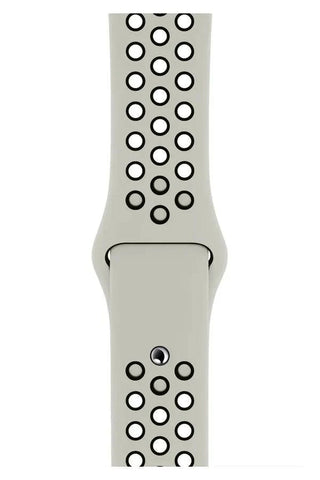 Curea Ceas Apple Watch Silicon Sport Gray Black - WATCHERS