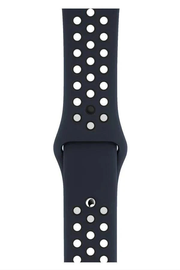 Curea Ceas Apple Watch Sport Silicon Black Lacivert - WATCHERS