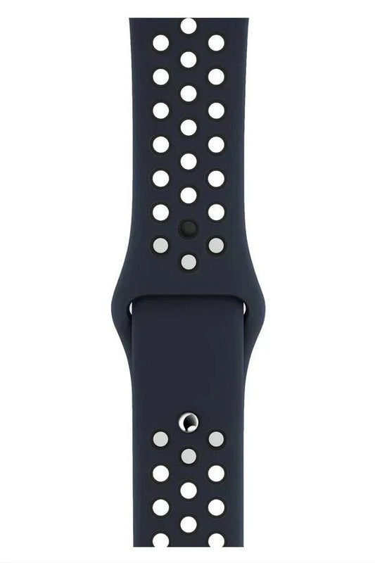 Curea Ceas Apple Watch Sport Silicon Black Lacivert - WATCHERS
