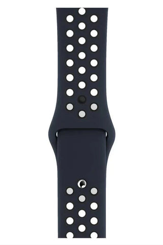 Curea Ceas Apple Watch Sport Silicon Black Lacivert - WATCHERS
