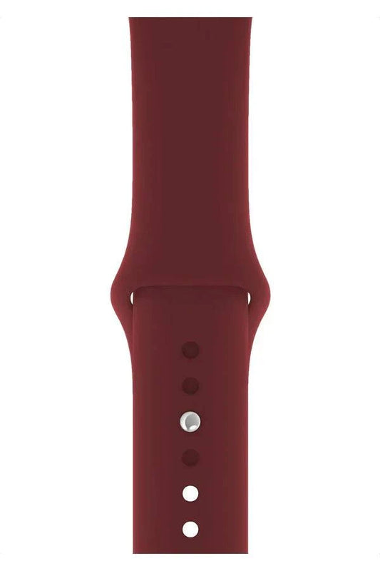 Curea Ceas Apple Watch Silicon Clasic Claret Red - WATCHERS