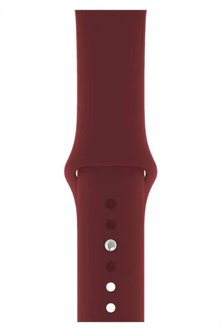 Curea Ceas Apple Watch Silicon Clasic Claret Red - WATCHERS