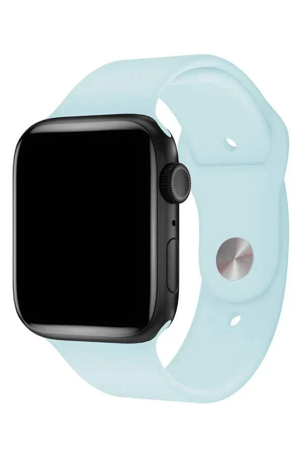 Curea Ceas Apple Watch Silicon Clasic Alice Blue - WATCHERS