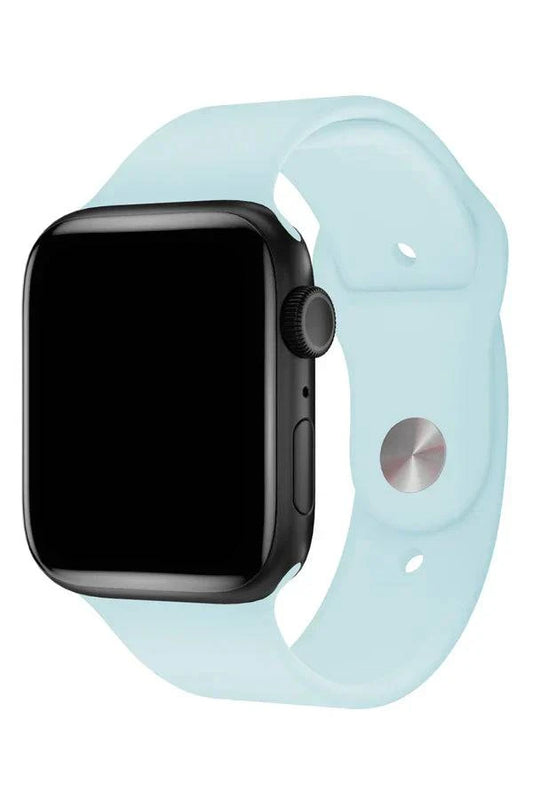 Curea Ceas Apple Watch Silicon Clasic Alice Blue - WATCHERS