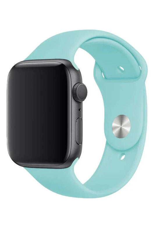 Curea Ceas Apple Watch Silicon Clasic Cyan - WATCHERS