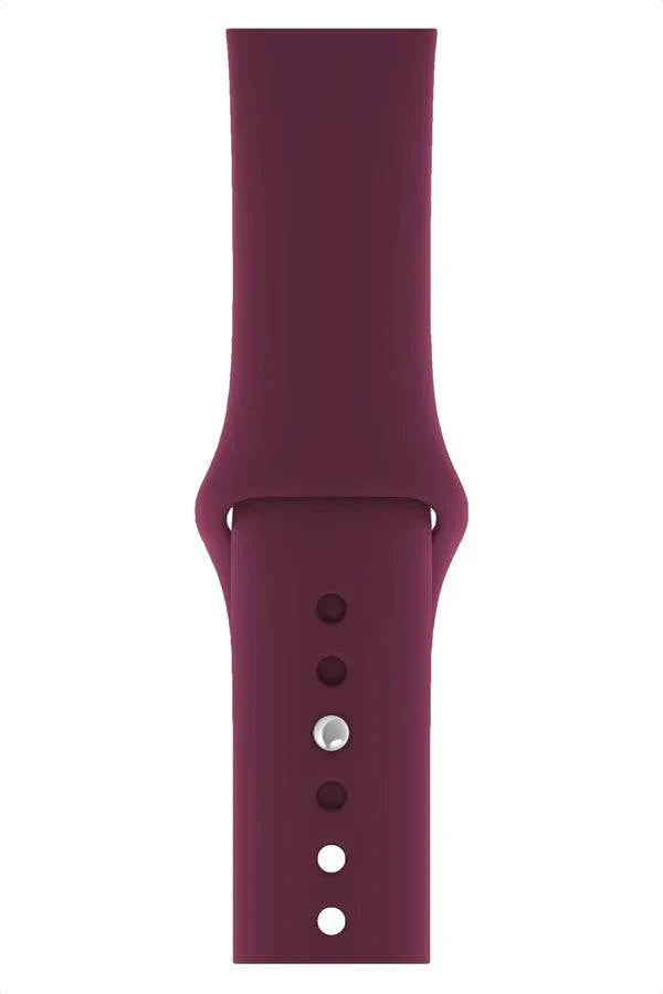 Curea Ceas Apple Watch Silicon Clasic Plum - WATCHERS