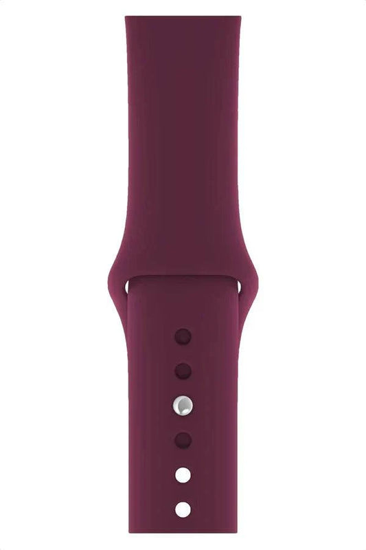 Curea Ceas Apple Watch Silicon Clasic Plum - WATCHERS