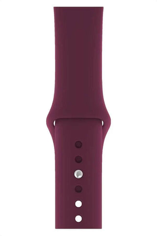 Curea Ceas Apple Watch Silicon Clasic Plum - WATCHERS
