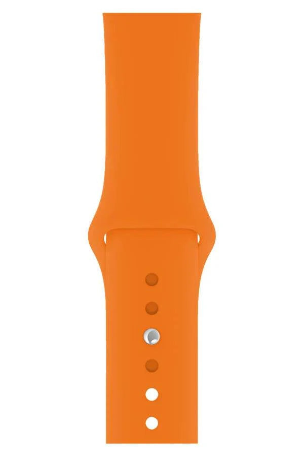 Curea Ceas Apple Watch Silicon Clasic Pastel Orange - WATCHERS