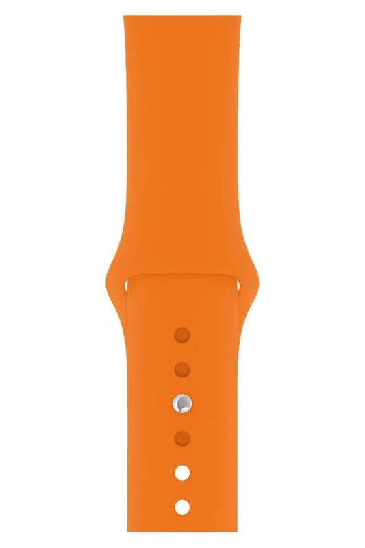 Curea Ceas Apple Watch Silicon Clasic Pastel Orange - WATCHERS