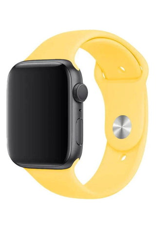 Curea Ceas Apple Watch Silicon Clasic Pastel Yellow - WATCHERS