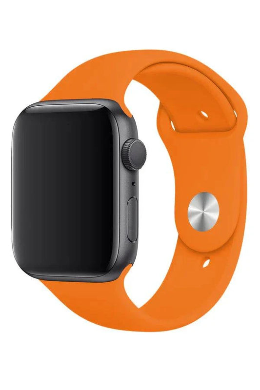 Curea Ceas Apple Watch Silicon Clasic Pastel Orange - WATCHERS