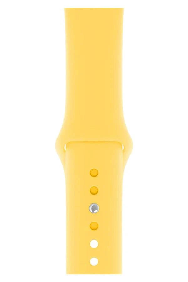 Curea Ceas Apple Watch Silicon Clasic Pastel Yellow - WATCHERS