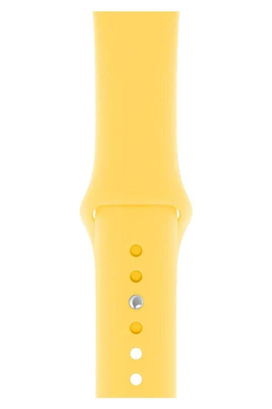 Curea Ceas Apple Watch Silicon Clasic Pastel Yellow - WATCHERS