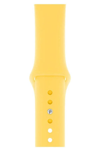 Curea Ceas Apple Watch Silicon Clasic Pastel Yellow - WATCHERS