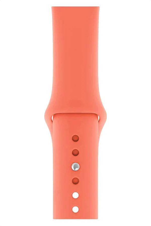 Curea Ceas Apple Watch Silicon Clasic Powder Orange - WATCHERS