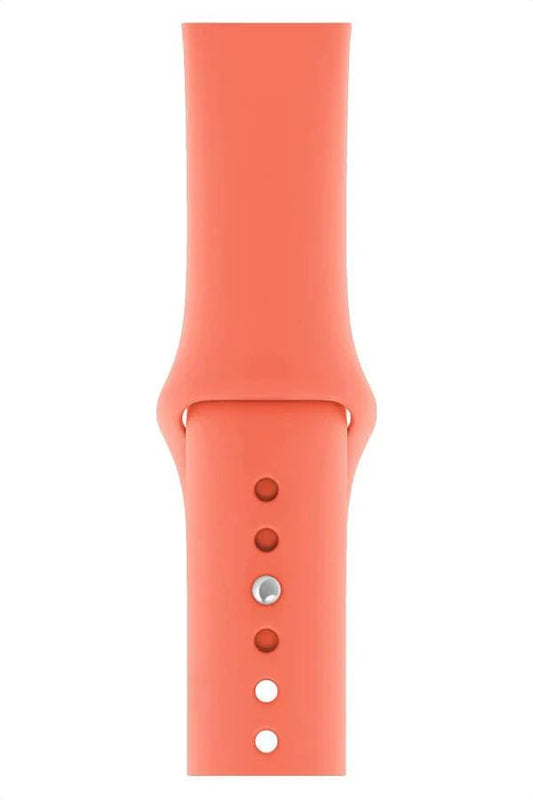 Curea Ceas Apple Watch Silicon Clasic Powder Orange - WATCHERS