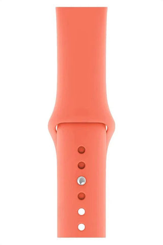 Curea Ceas Apple Watch Silicon Clasic Powder Orange - WATCHERS