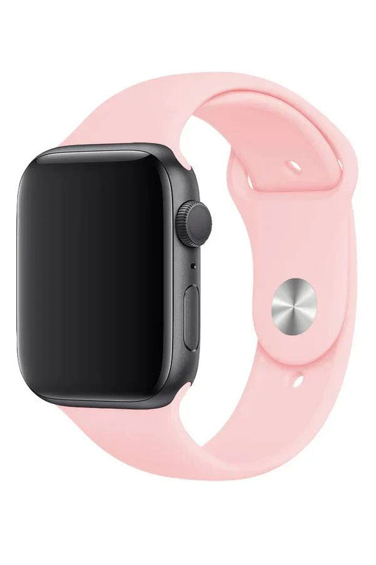 Curea Ceas Apple Watch Silicon Clasic Powder Pink - WATCHERS