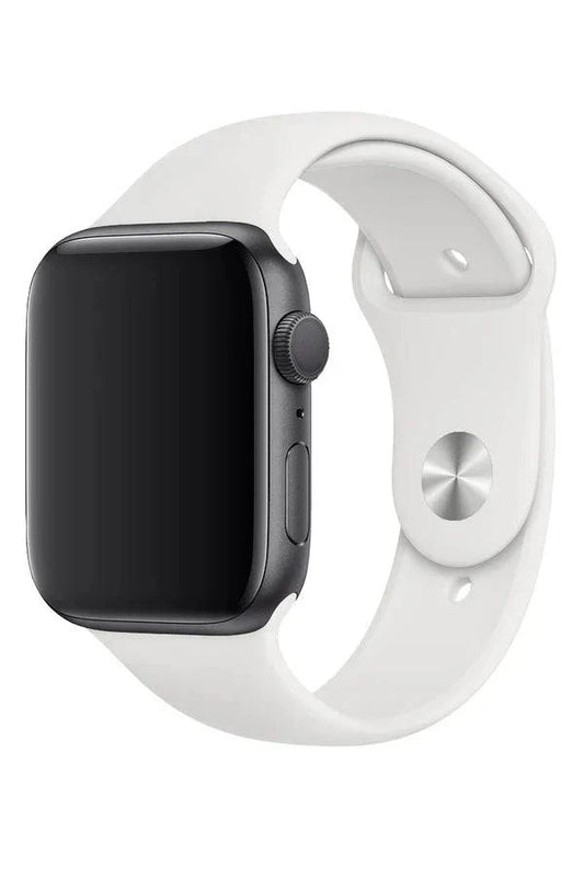 Curea Ceas Apple Watch Silicon Clasic White - WATCHERS