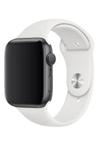 Curea Ceas Apple Watch Silicon Clasic White - WATCHERS